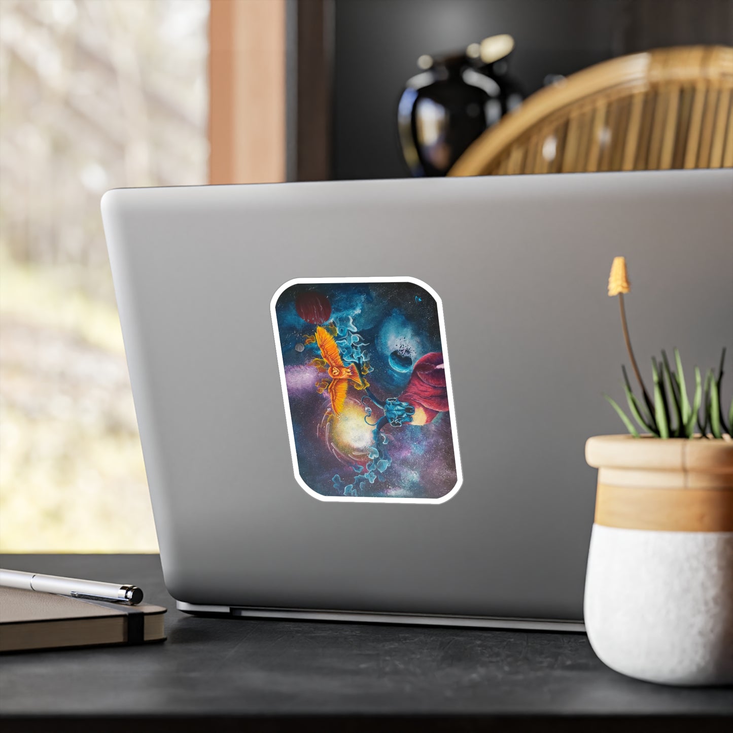 The Universe Is Bucked! Sticker