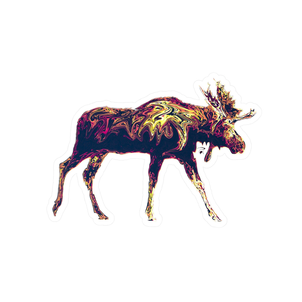 Trippy Trample Mammal Sticker