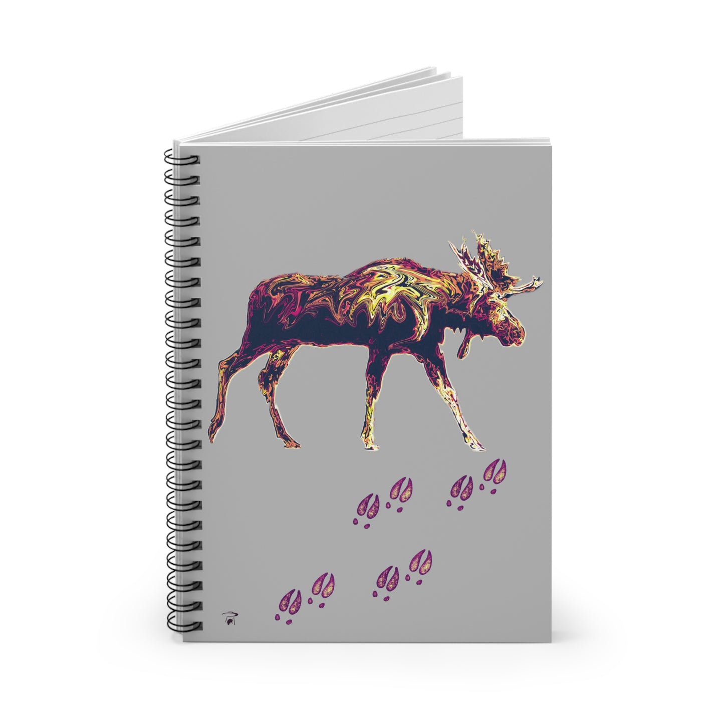 Trippy Moose Notebook