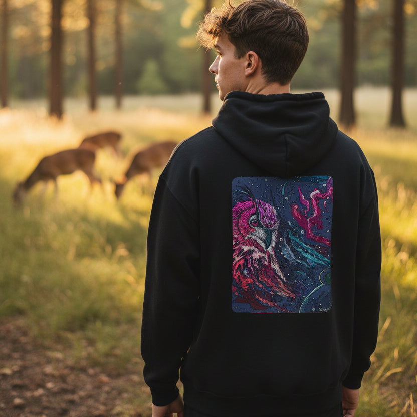 Cosmic Owl Hoodie