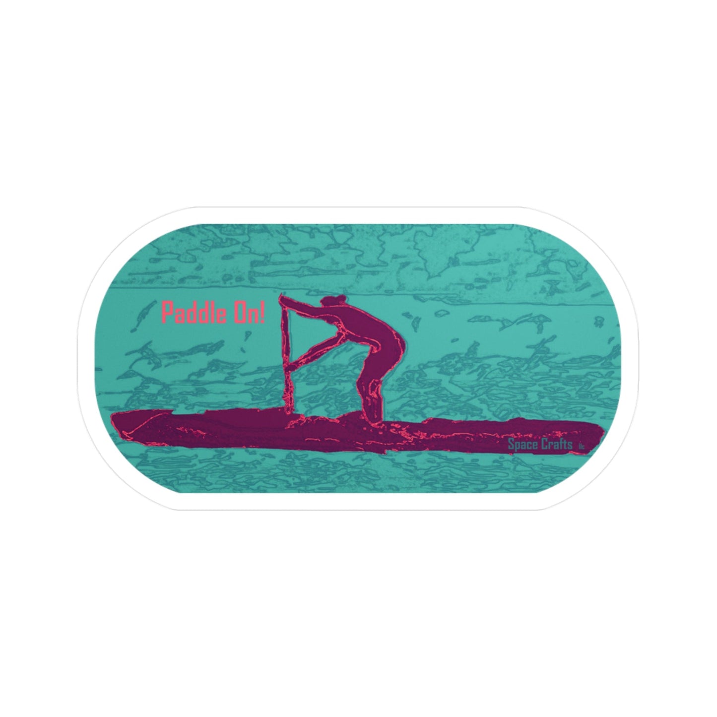 The Paddler Sticker