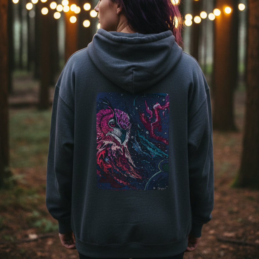 Cosmic Owl Hoodie