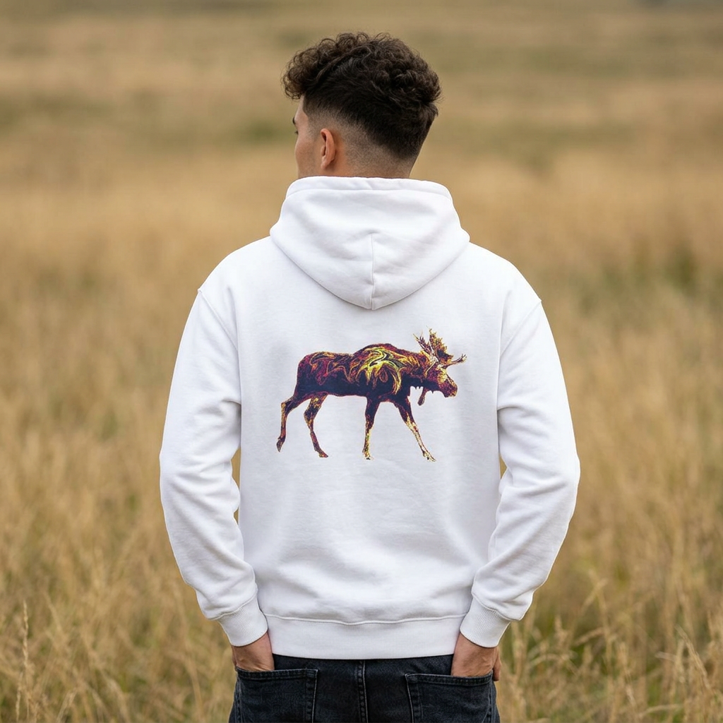 Trippy Moose Hoodie