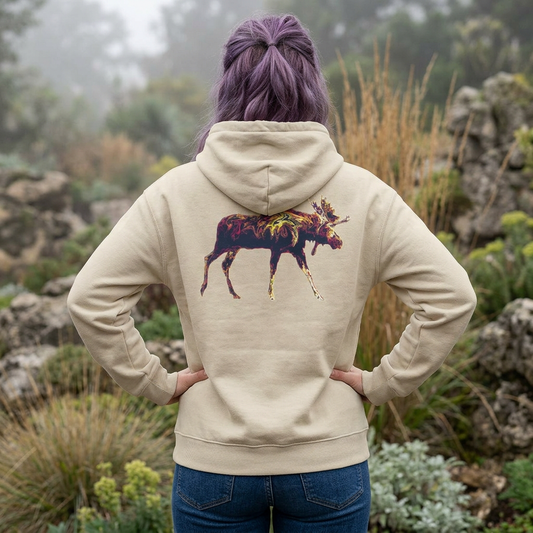 Trippy Moose Hoodie