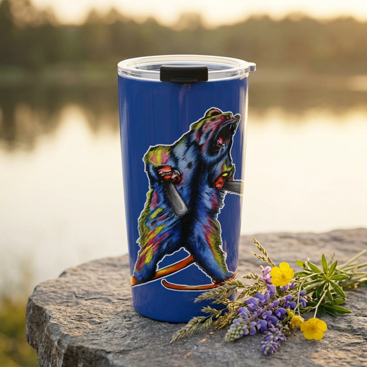 The Original Chainsaw Bear Tumbler
