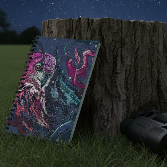 Cosmic Owl Notebook