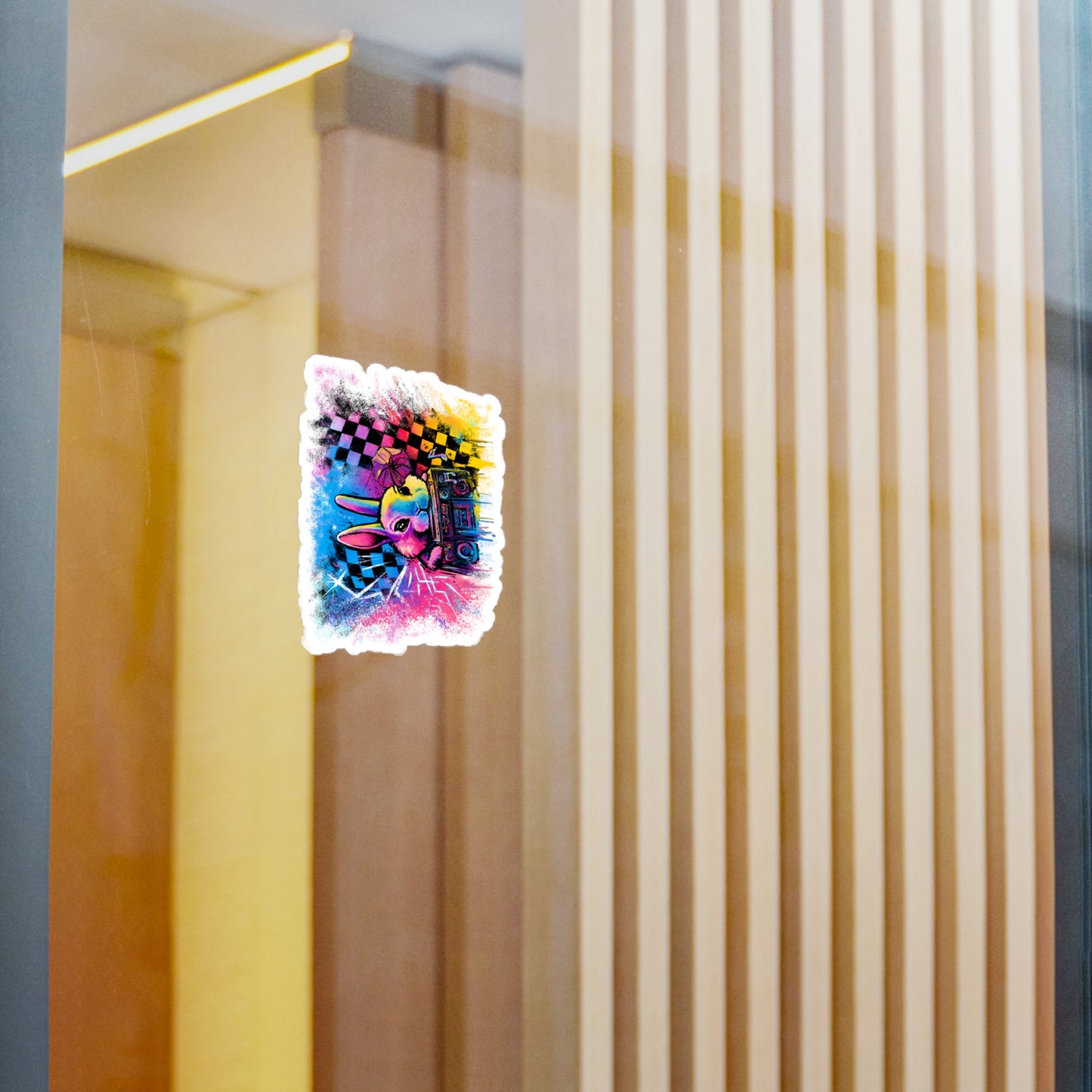 Retro Rabbit Sticker