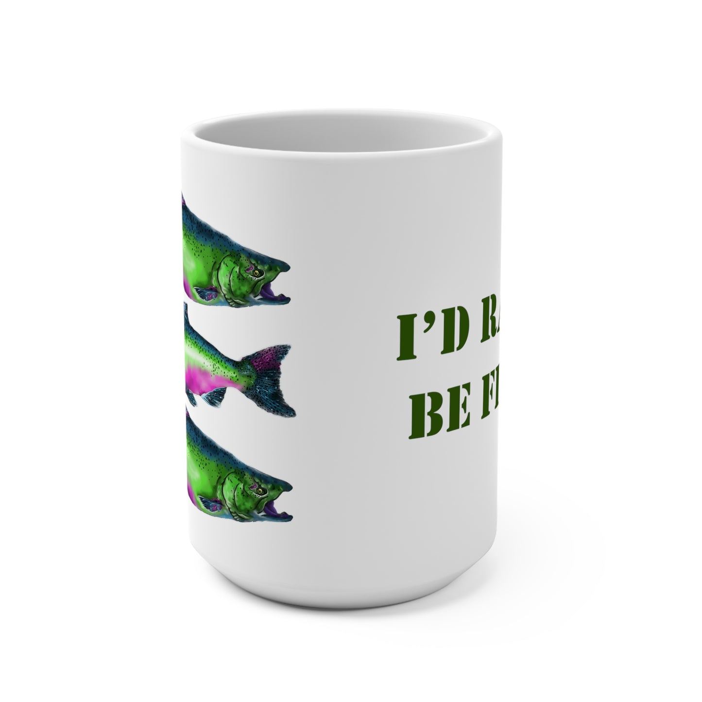 I'd Rather Be Fishin' Mug 2