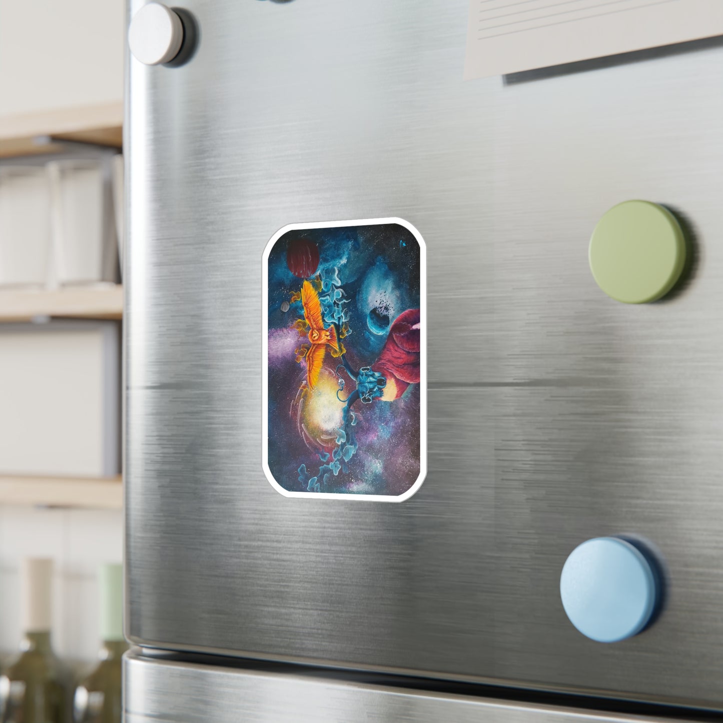 The Universe Is Bucked! Sticker