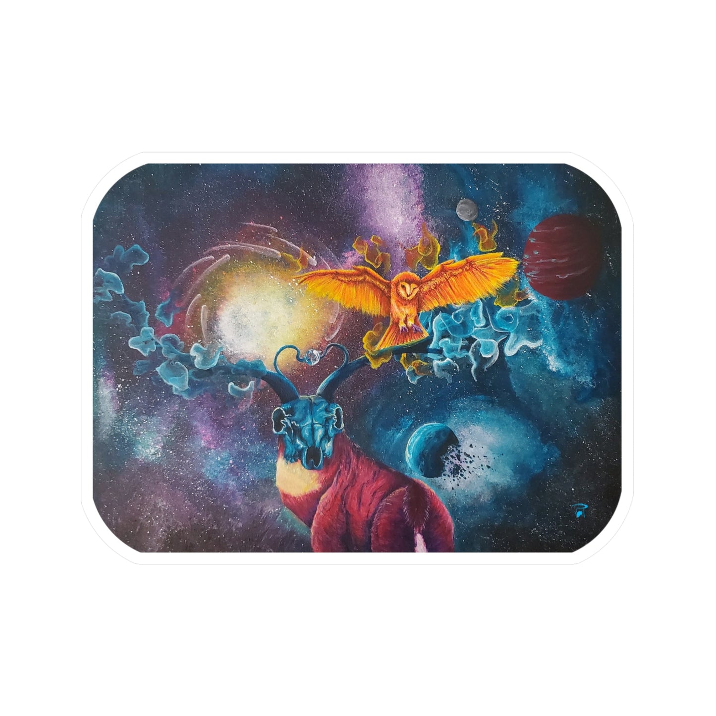 The Universe Is Bucked! Sticker