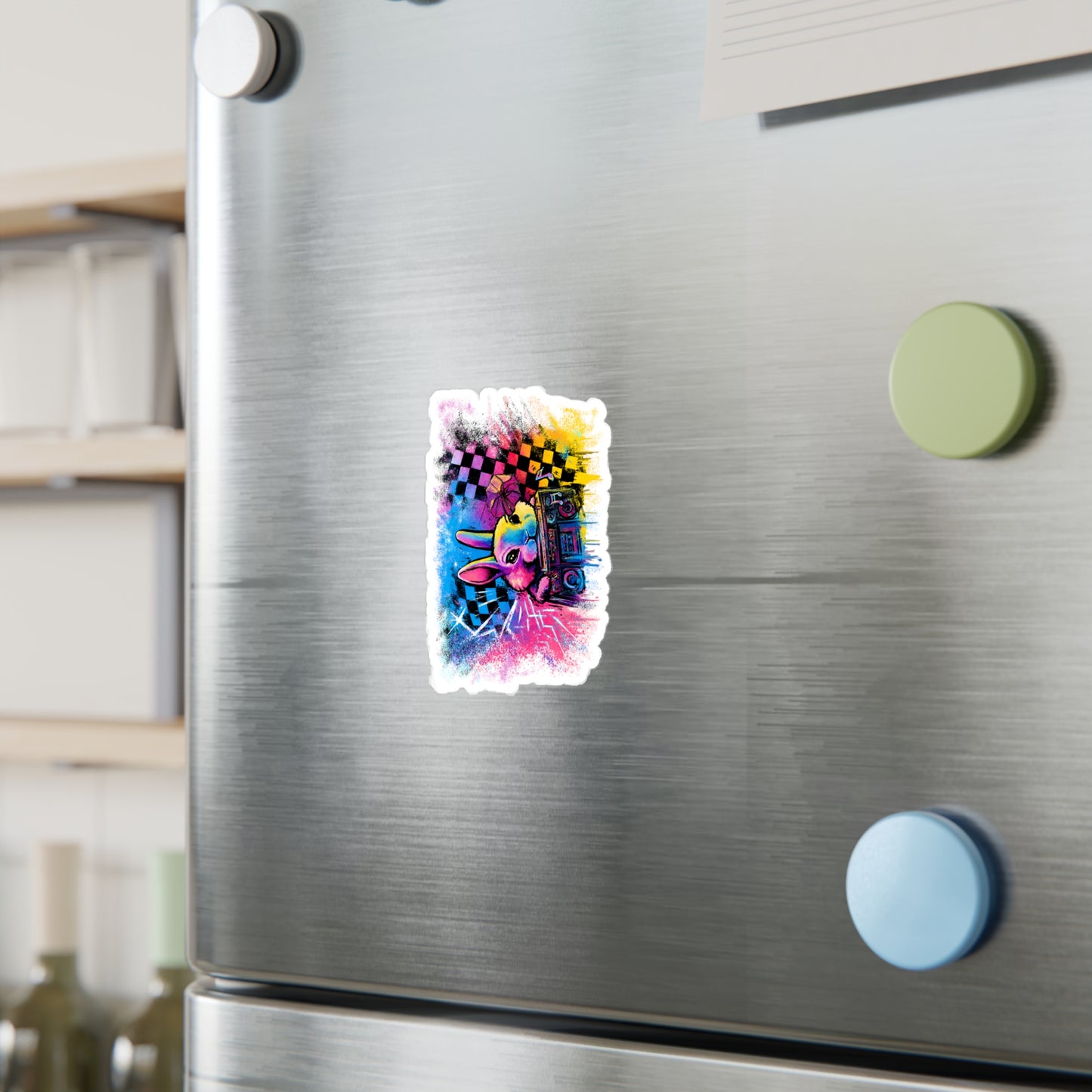 Retro Rabbit Sticker