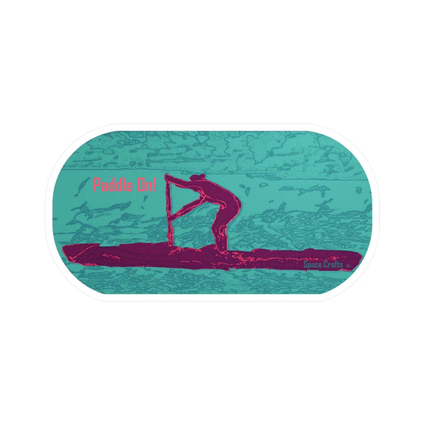 The Paddler Sticker