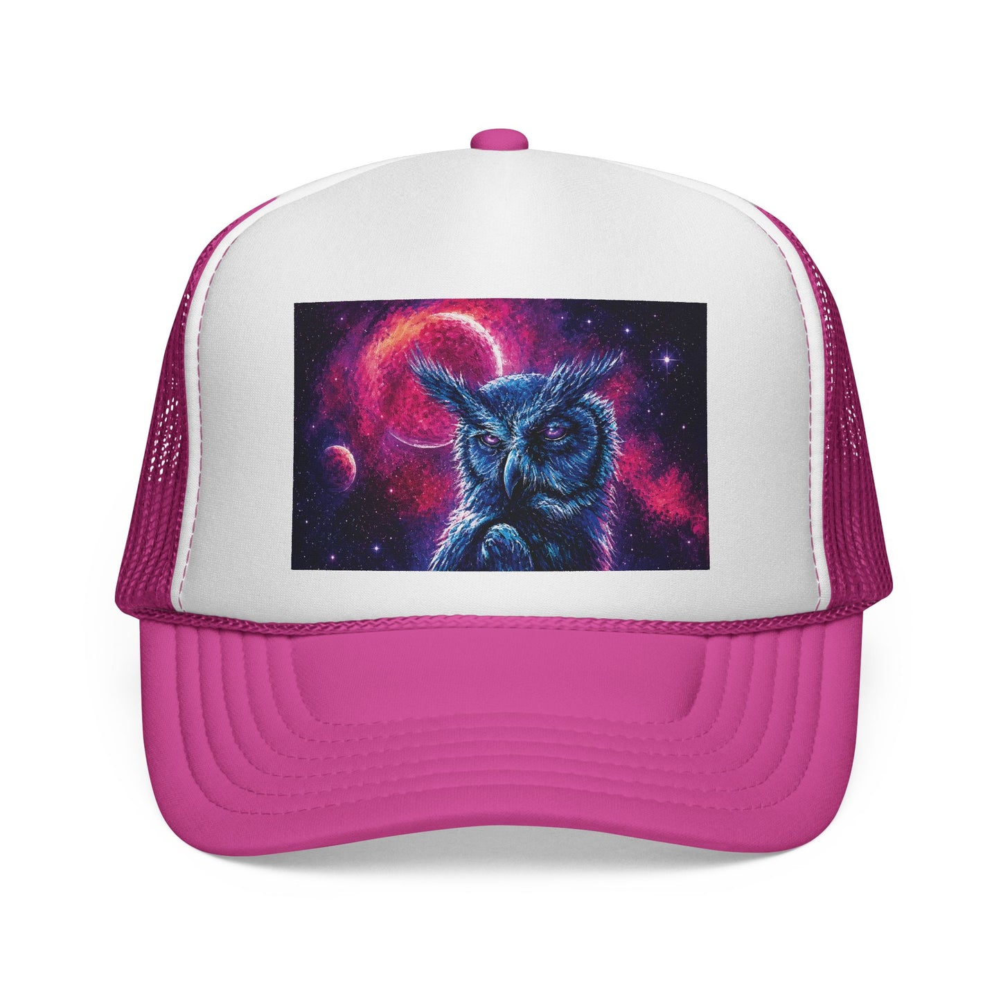 Cosmic Owl Cousin Trucker