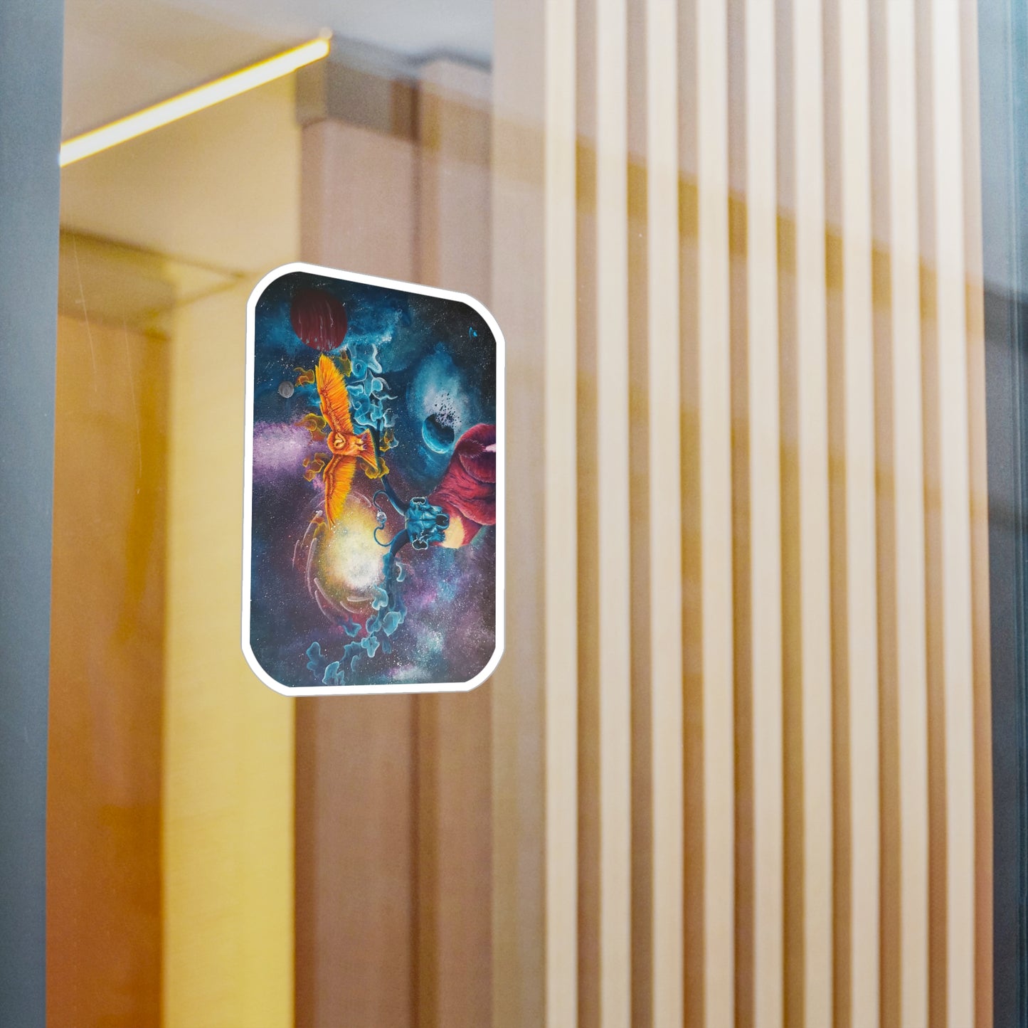 The Universe Is Bucked! Sticker