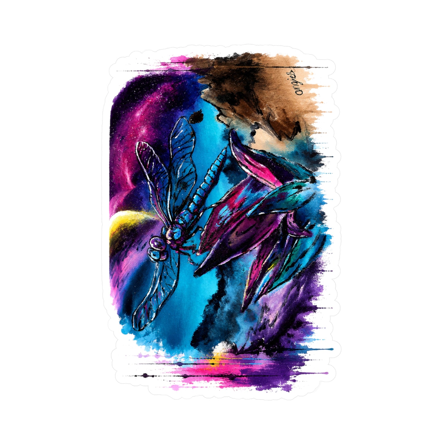 Dragon Fly Sticker