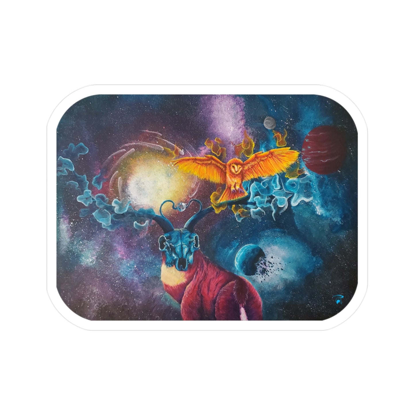 The Universe Is Bucked! Sticker