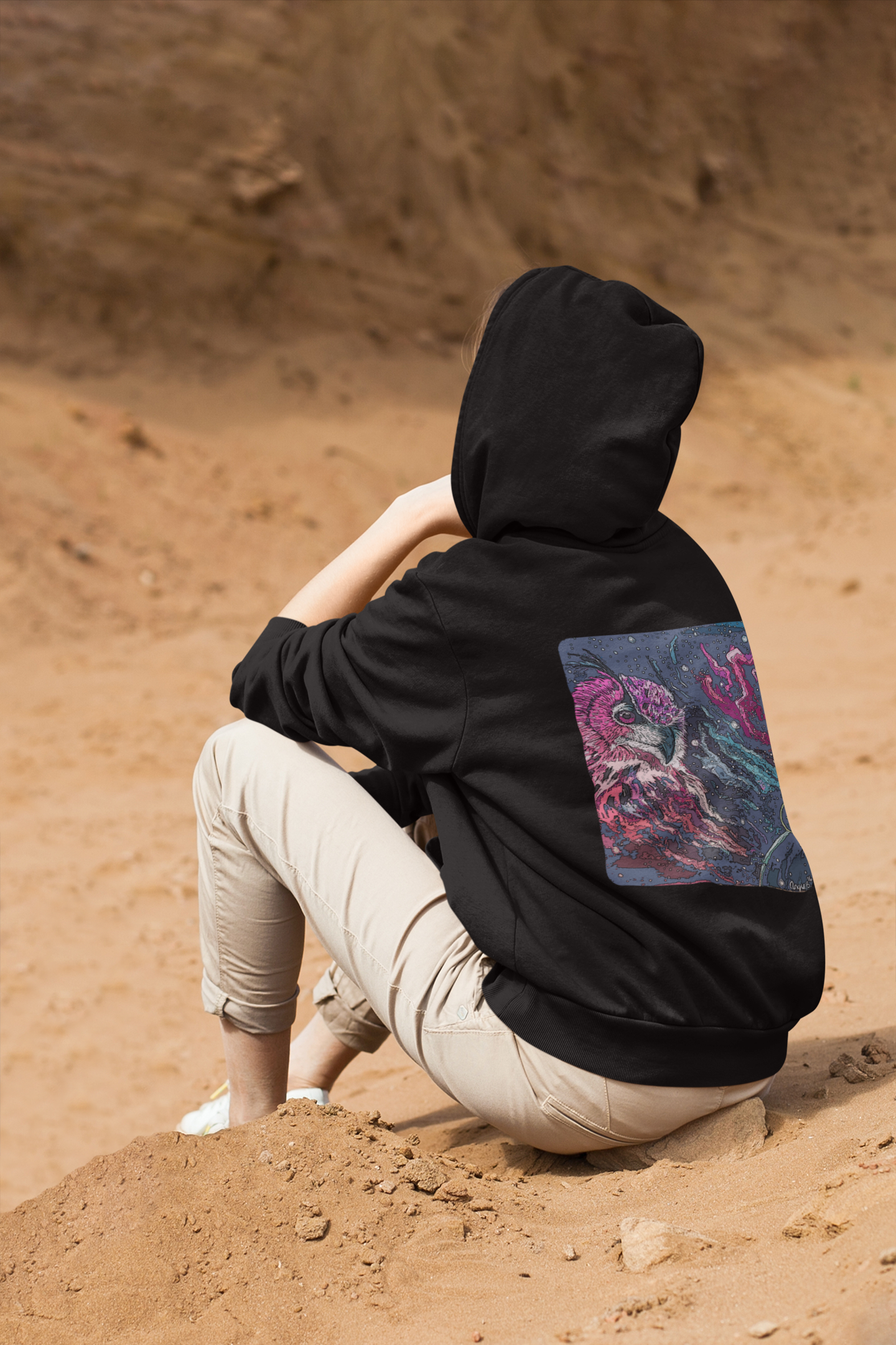 Cosmic Owl Hoodie