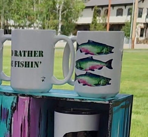 I'd Rather Be Fishin' Mug 2