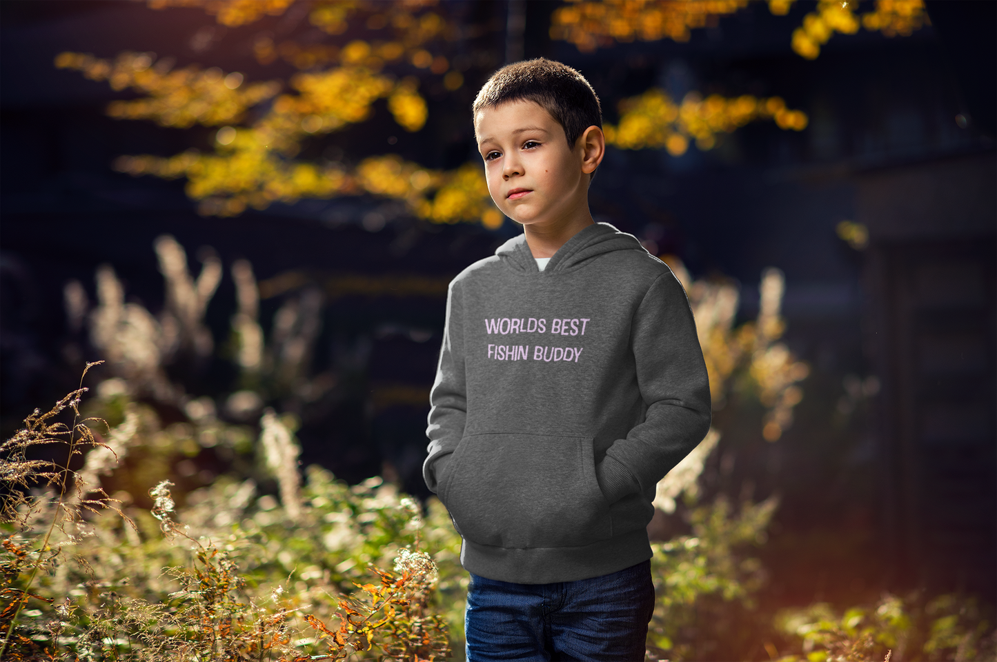 World's Best Fishin' Buddy Youth Hoodie